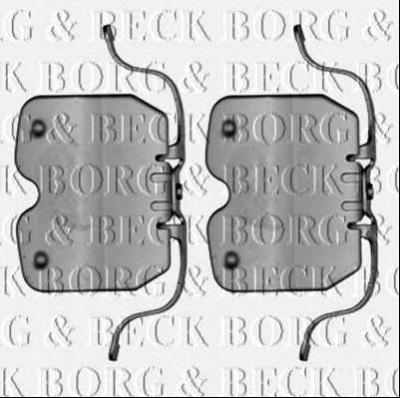 BORG & BECK bbk1335 -  Комплектующие, колодки дискового тормоза